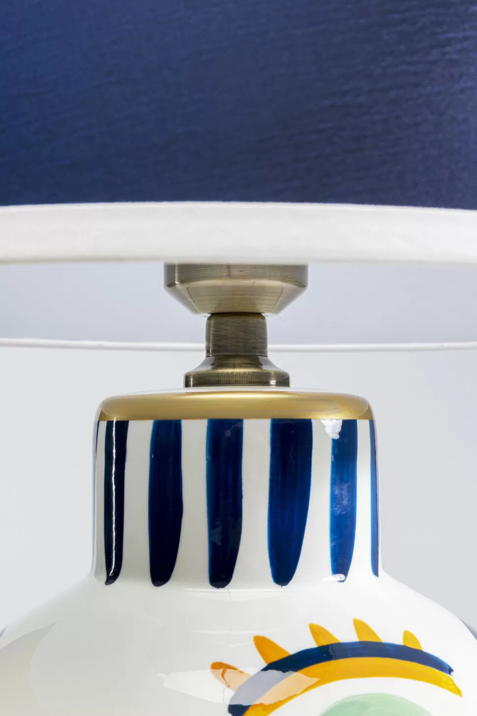 Lampy Stołowe-KARE Design Lampa Stołowa Kolorowa Dwie Twarze 65 Cm Podstawa Z Porcelany