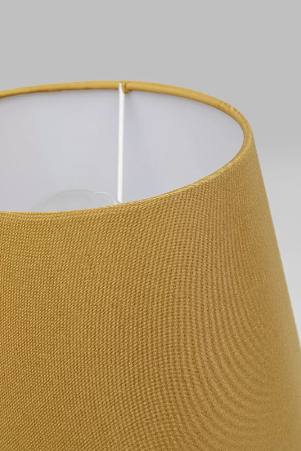 Lampy Stołowe-KARE Design Lampa Stołowa Kolorowa Kamionka I Bawełna Motyw Twarzy Ø25x45 Cm