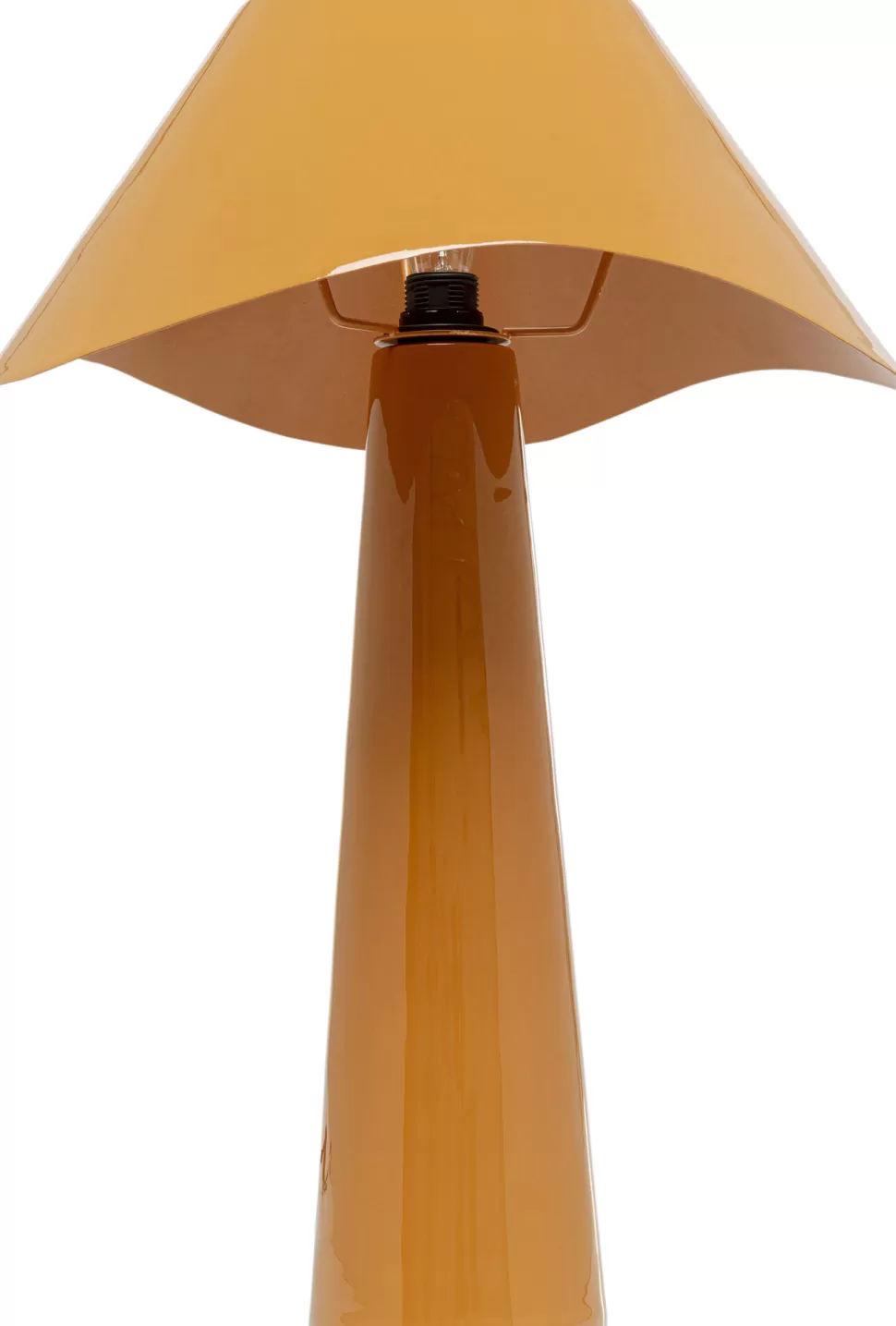 Lampy Stołowe-KARE Design Lampa Stołowa Stalowa W Kolorze Pomarańczowym Ø34x49 Cm
