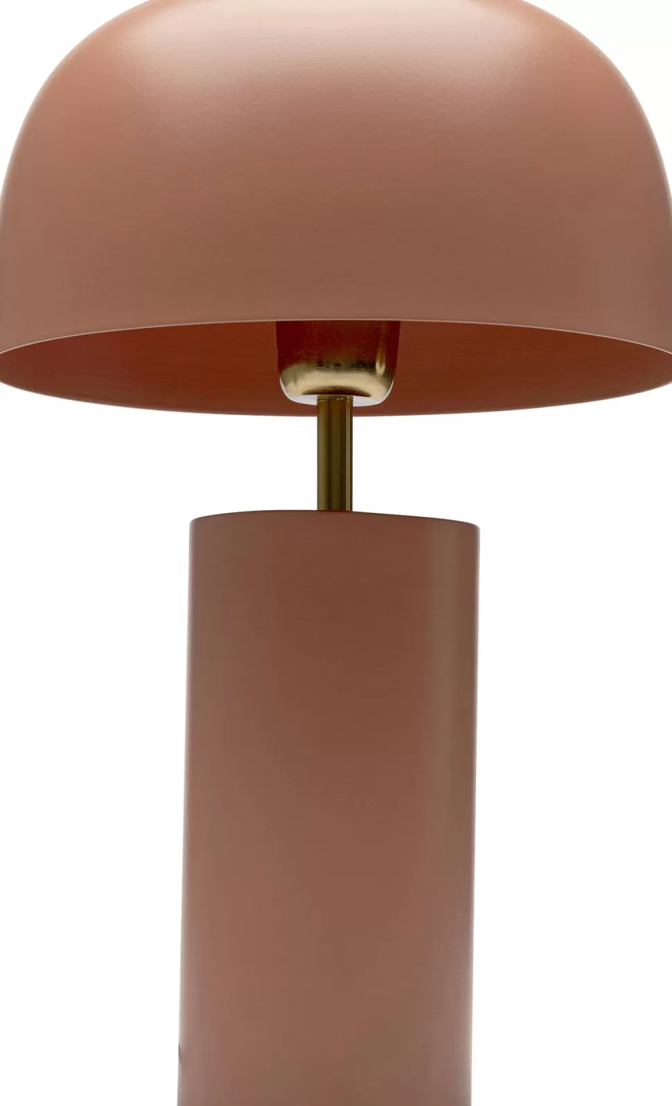 Lampy Stołowe-KARE Design Lampa Stołowa Stalowa W Kolorze Terakota Ø25x38 Cm