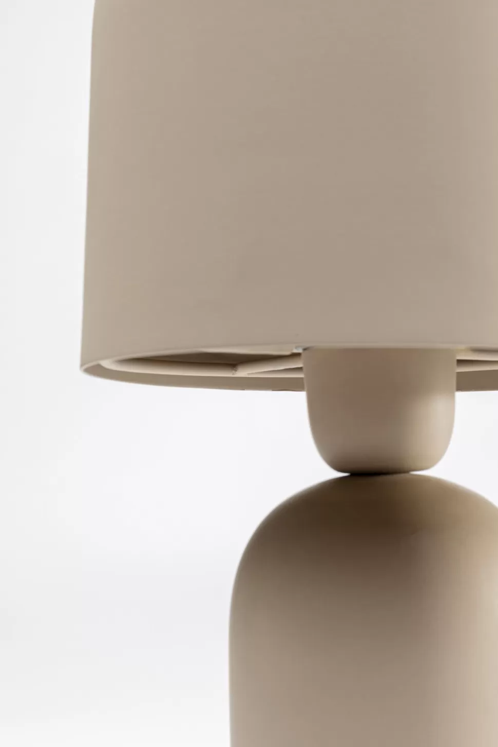 Lampy Stołowe-KARE Design Lampa Stołowa Ze Stali W Kolorze Beżowym 39 Cm