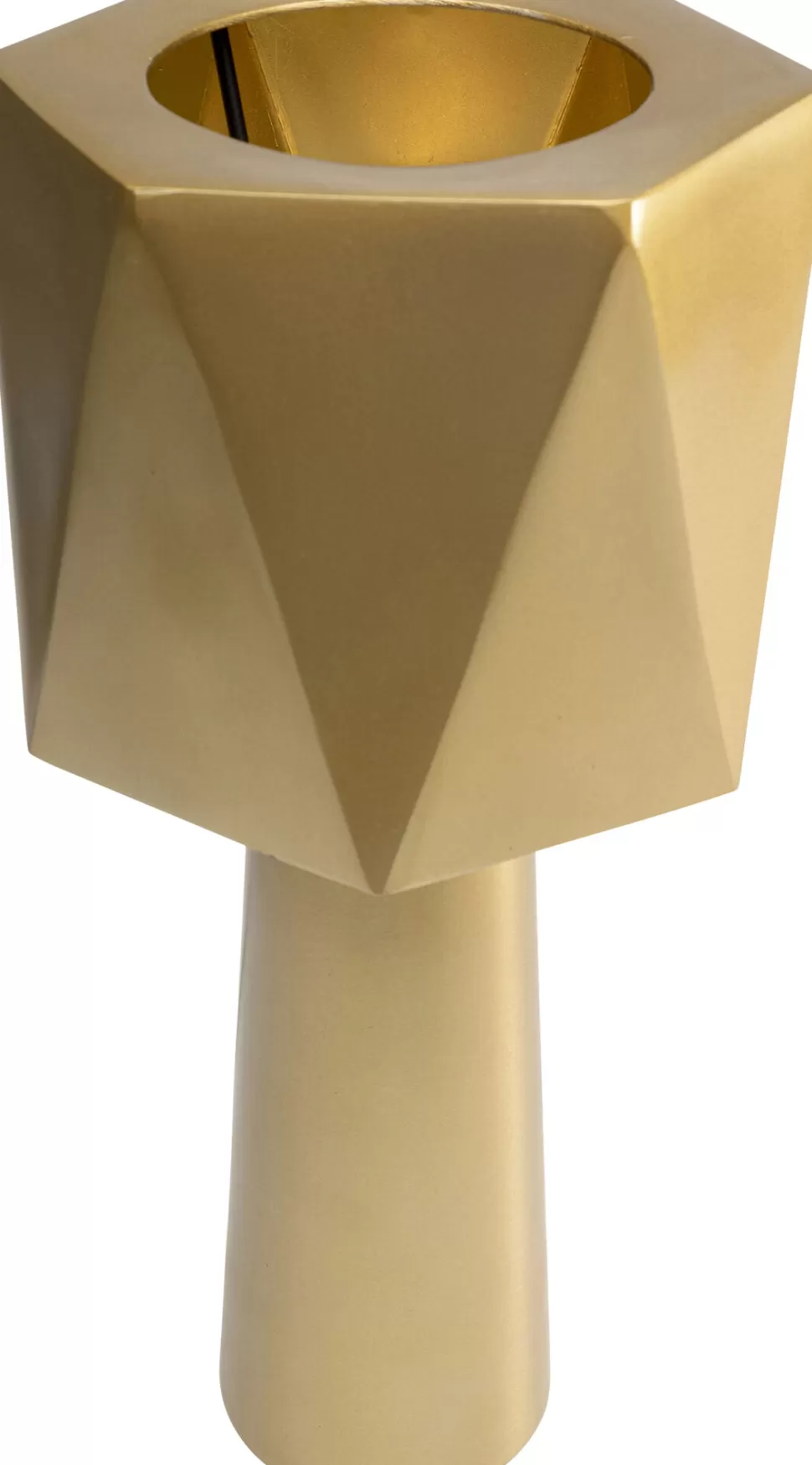 Lampy Stołowe-KARE Design Lampa Stołowa Złota Matowa Nowoczesna 38 Cm