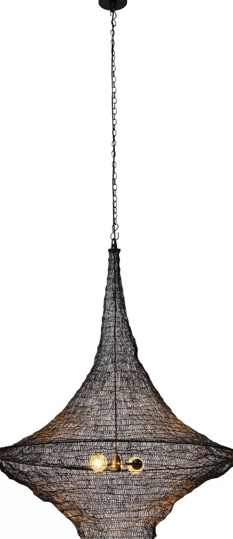 Lampy Wiszące-KARE Design Lampa Wisząca Cocoon Ø89x114 Cm Czarna