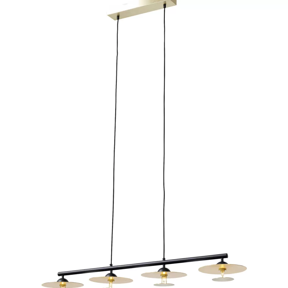 Lampy Wiszące-KARE Design Lampa Wisząca Disc Dining Quattro 112x150 Cm Złota
