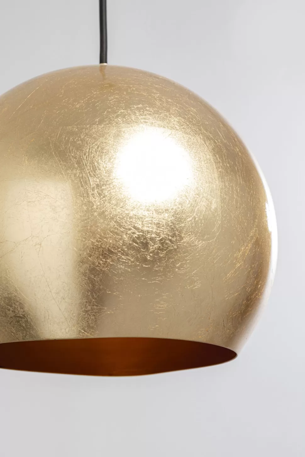 Lampy Wiszące-KARE Design Lampa Wisząca Do Salonu Kula Złota Ø25 Cm