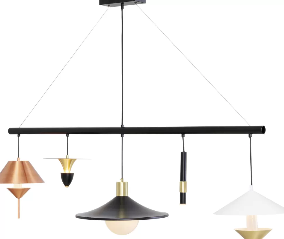 Lampy Wiszące-KARE Design Lampa Wisząca Do Salonu Stalowa 5xG9 155 Cm