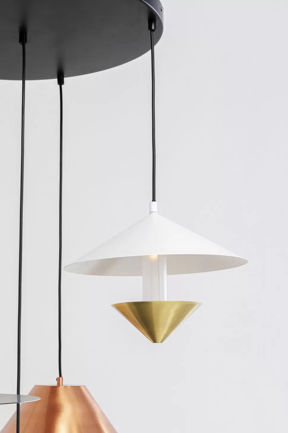 Lampy Wiszące-KARE Design Lampa Wisząca Do Salonu Stalowa 5xG9 Ø50 Cm