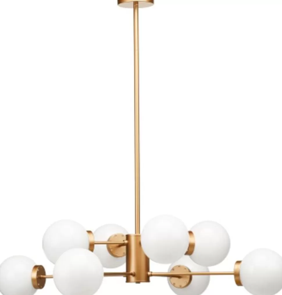 Lampy Wiszące-KARE Design Lampa Wisząca Heavenly Ø98 Cm Złota - Klosze Białe
