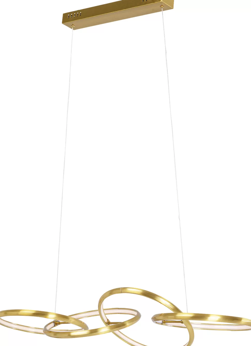 Lampy Wiszące-KARE Design Lampa Wisząca LED Złote Okręgi Aluminium 105 Cm