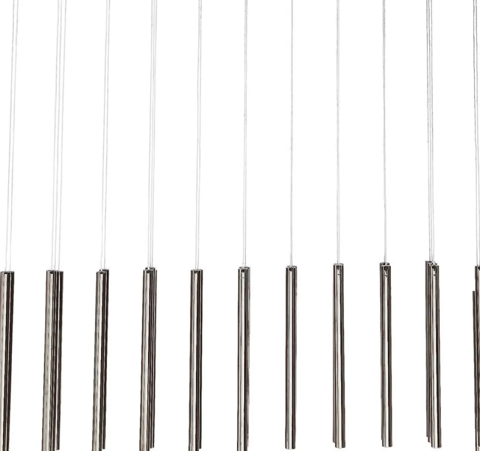 Lampy Wiszące-KARE Design Lampa Wisząca Living Vegas LED 120x200 Cm Chromowa