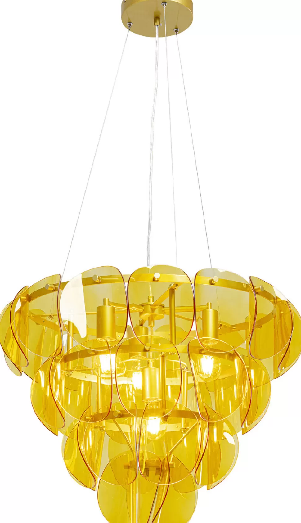 Lampy Wiszące-KARE Design Lampa Wisząca Mariposa 60x150 Cm Złota