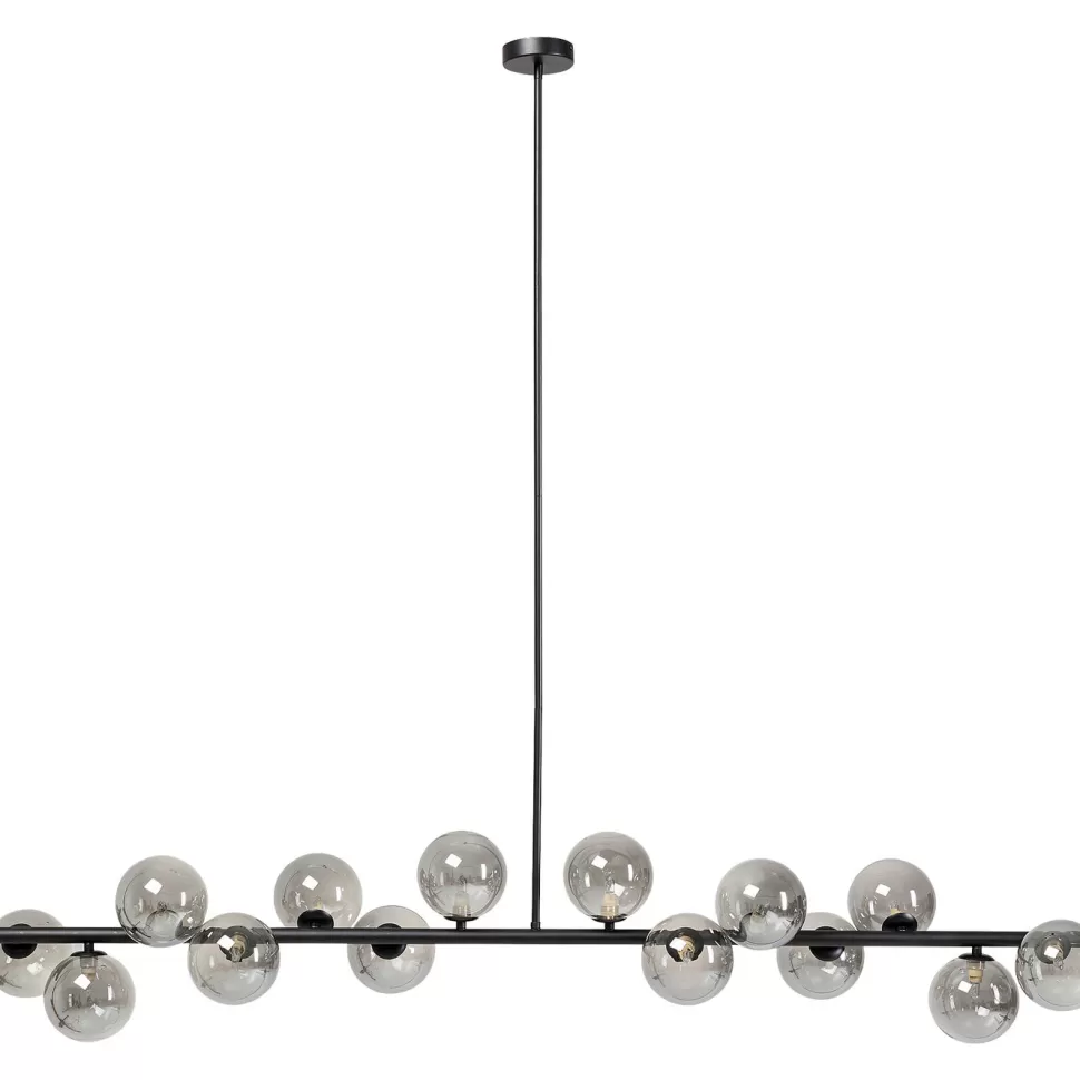 Lampy Wiszące-KARE Design Lampa Wisząca Szklane Klosze Czarna 155x138 Cm