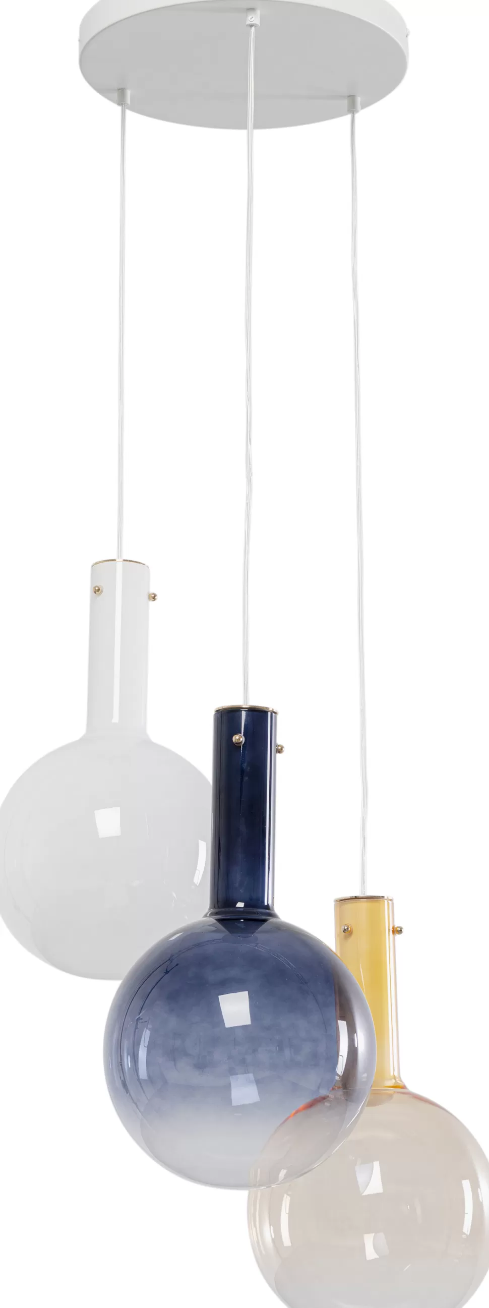 Lampy Wiszące-KARE Design Lampa Wisząca Z 3 Szklanymi Kloszami W Różnych Kolorach Ø54 Cm