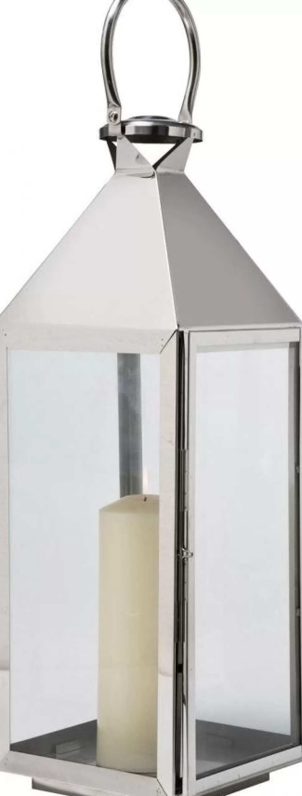 Lampiony I Latarenki-KARE Design Latarenki Giardino (4-set) Srebrne