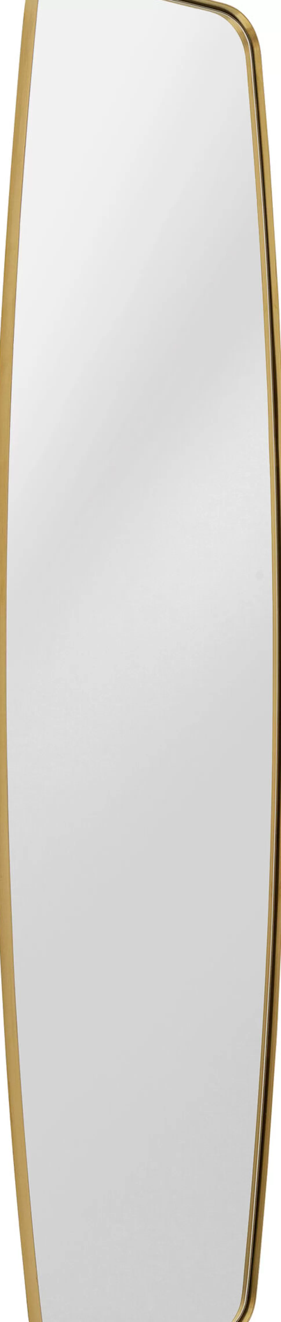 Lustra-KARE Design Lustro ścienne Nowoczesne Rama Złota 40x160 Cm
