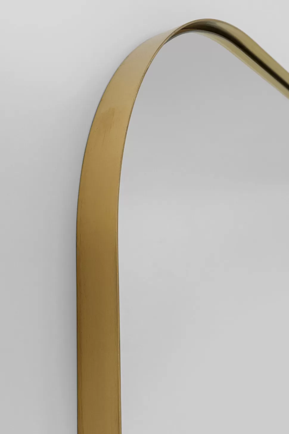 Lustra-KARE Design Lustro ścienne Nowoczesne Rama Złota 80x190 Cm