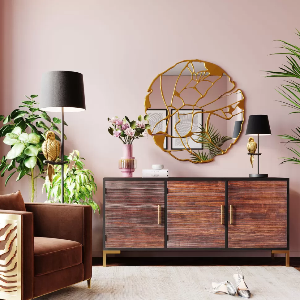 Lustra-KARE Design Lustro Pieces Ø100 Cm Złote