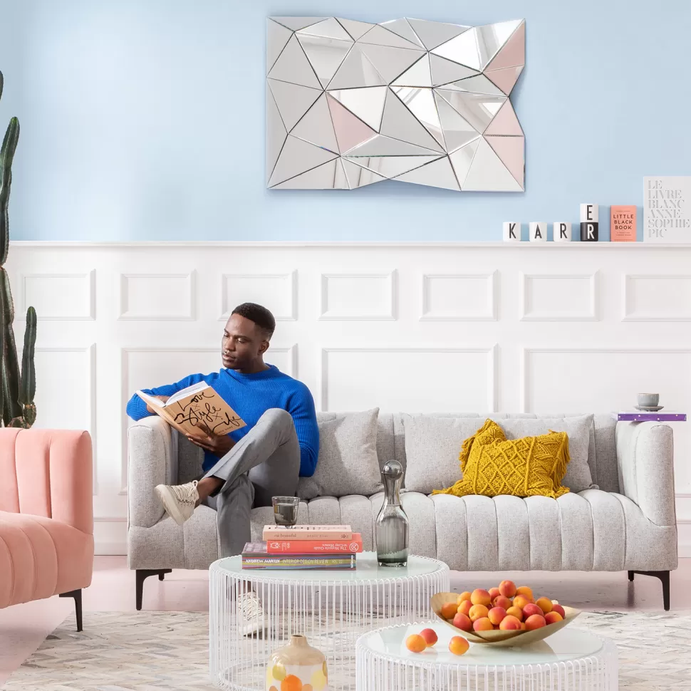 Lustra-KARE Design Lustro Prisma 120x80 Cm