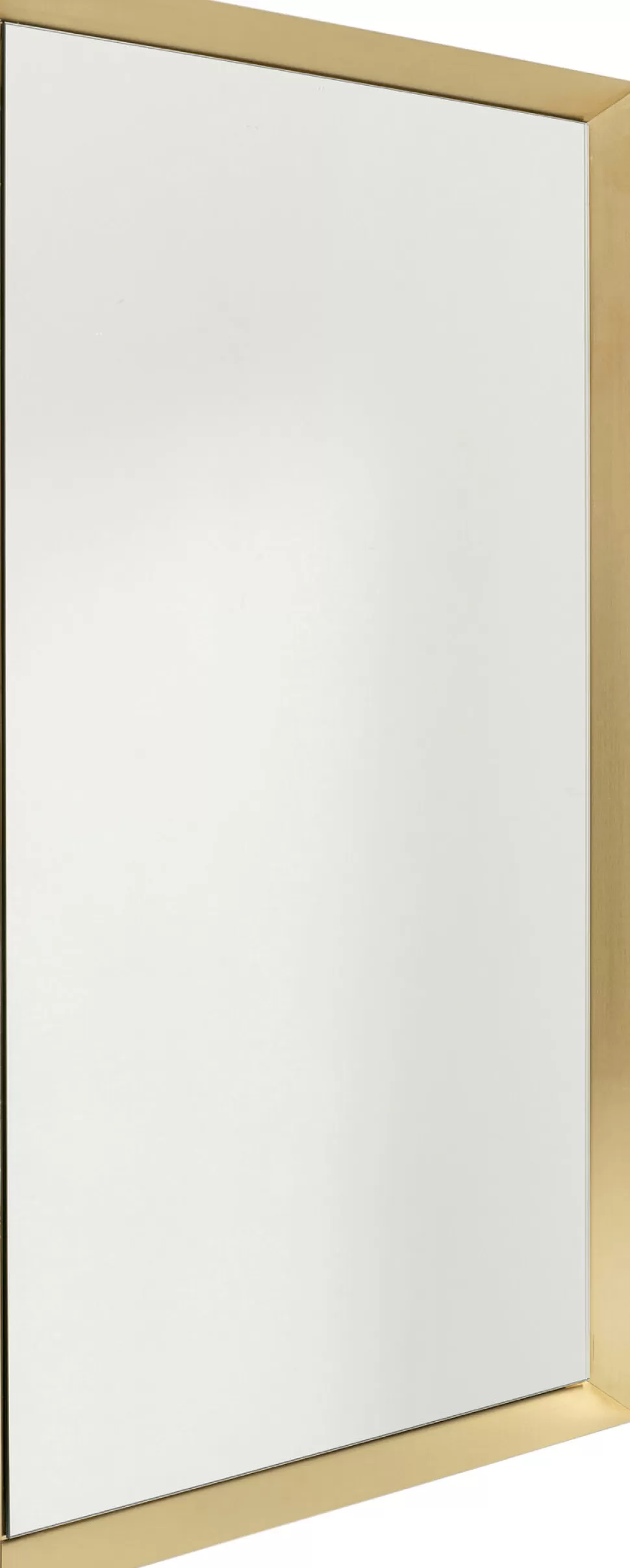 Lustra-KARE Design Lustro Prostokątne Rama Złota Stalowa 80x120 Cm