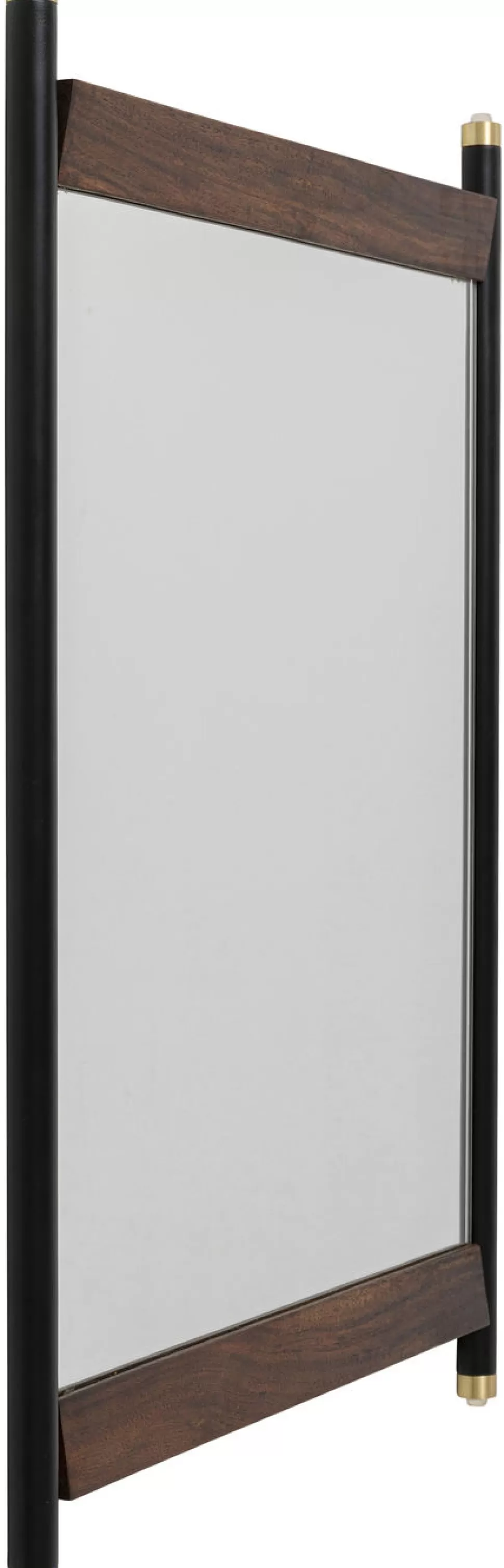 Lustra-KARE Design Lustro Ravello 55x80 Cm Sheesham Brązowo-czarne