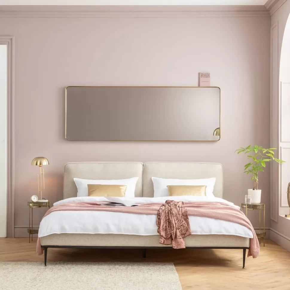 Lustra-KARE Design Lustro Stojące Curve Rectangular 200x70cm Mosiężne