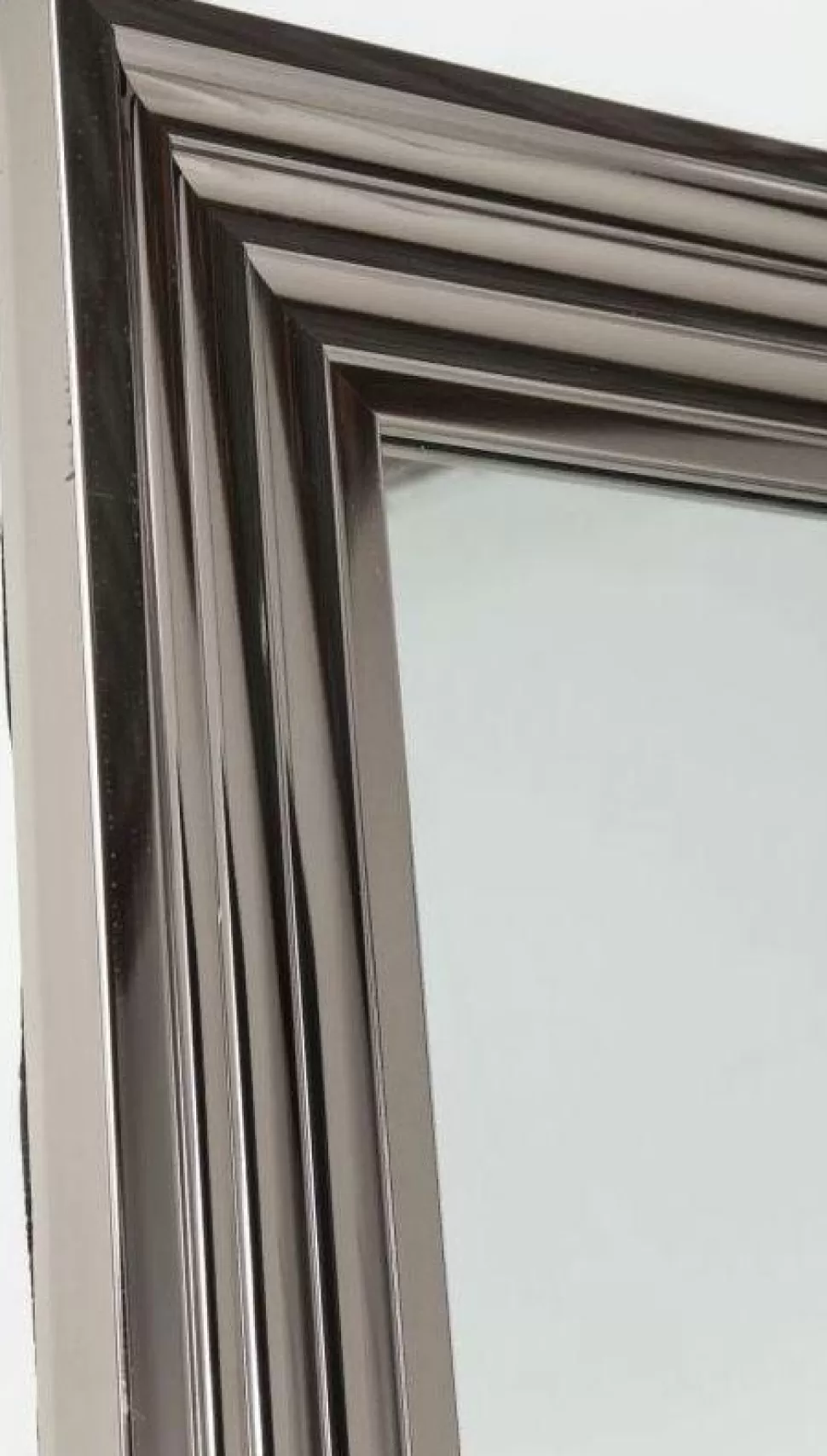 Lustra-KARE Design Lustro Stojące Frame 180x55 Cm Srebrne