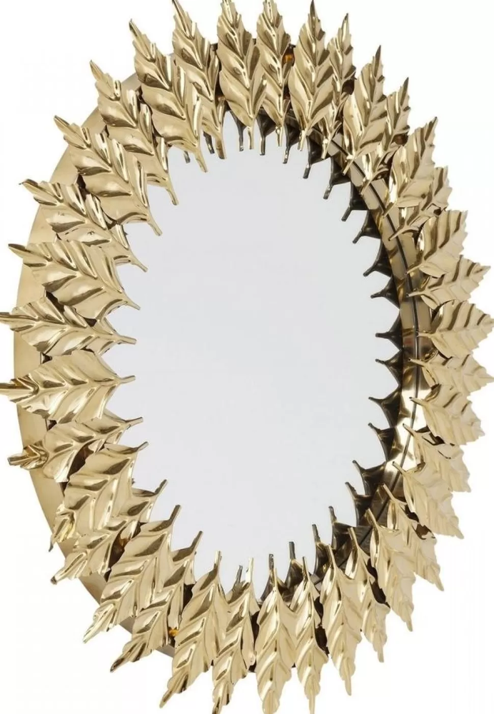 Lustra-KARE Design Lustro Wiszące Leaves Gold Ø76 Cm Złote