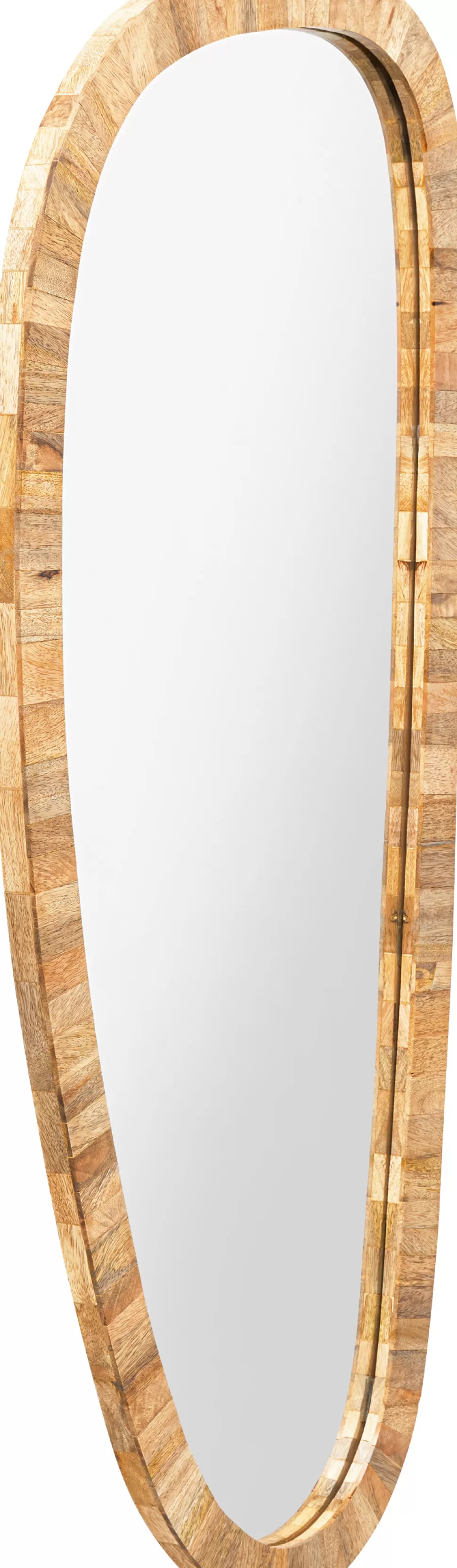 Lustra-KARE Design Lustro Wiszące Naturalne Do Salonu 43x93 Cm