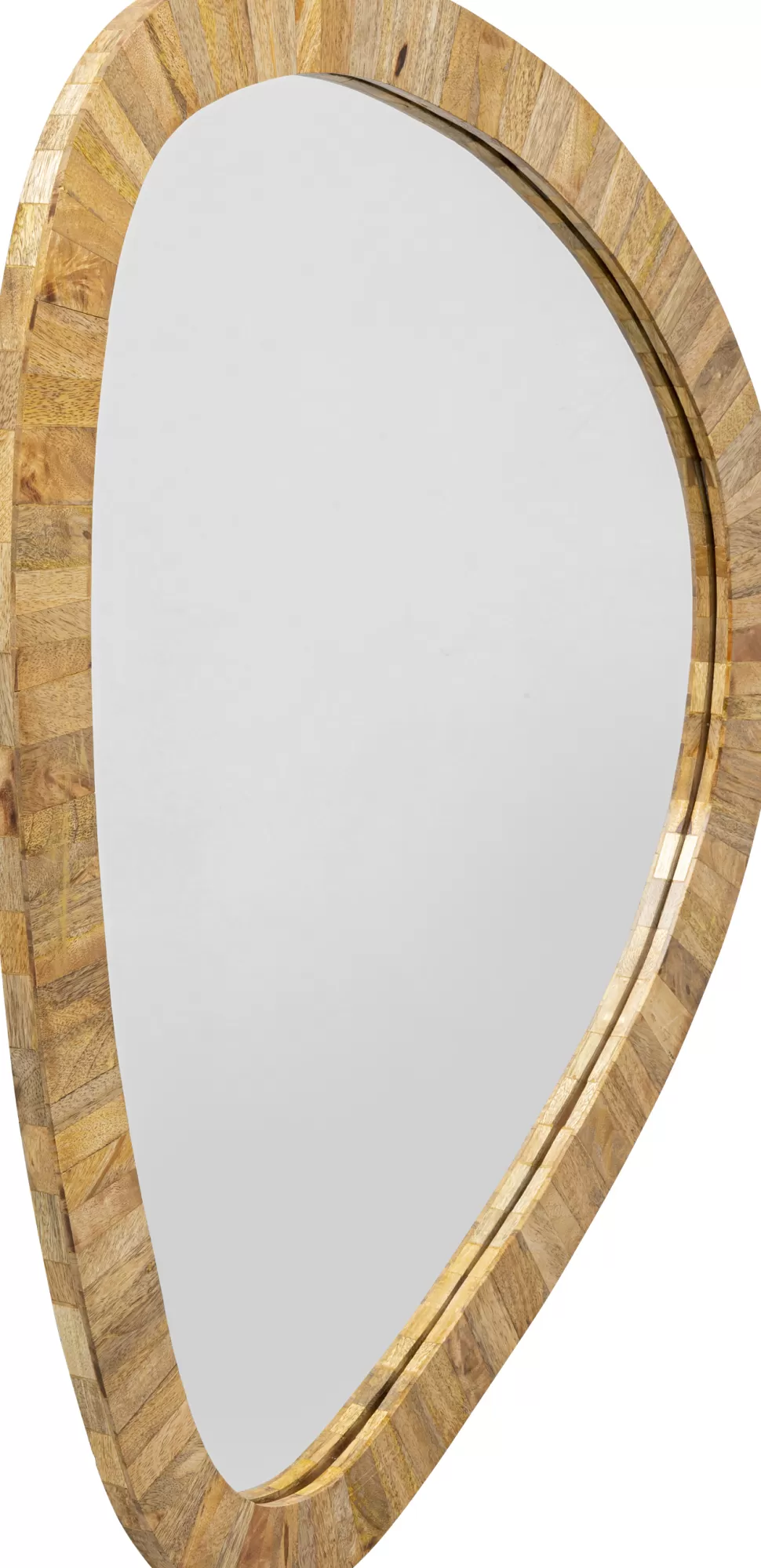 Lustra-KARE Design Lustro Wiszące Naturalne Do Salonu 65x77 Cm