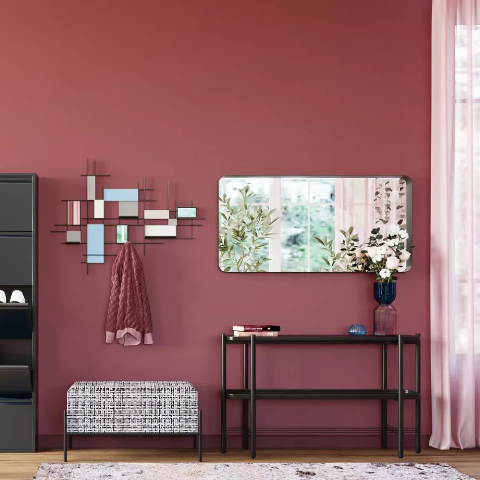 Lustra-KARE Design Lustro Wiszące Shadow Soft 120x60 Cm Czarne