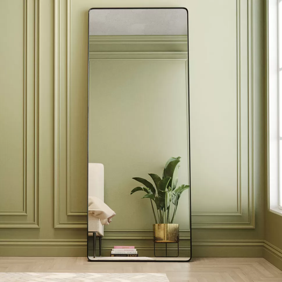 Lustra-KARE Design Lustro Wiszące Shadow Soft 200x80 Cm Czarne