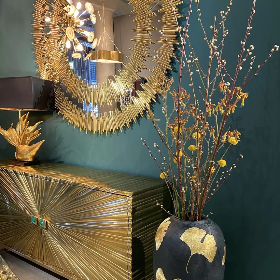 Lustra-KARE Design Lustro Wiszące Solare Gold Ø132 Cm Złote