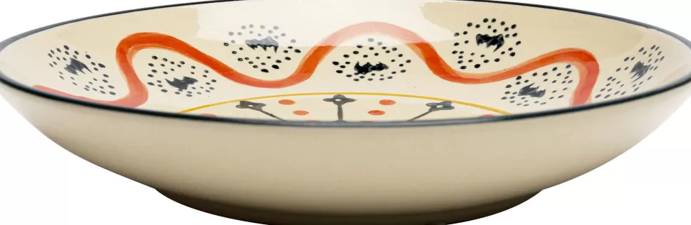 Zastawa Stołowa | Misy-KARE Design Misa Dekoracyjna Z Ceramiki Boho Kolorowe Wzory Ø22 Cm