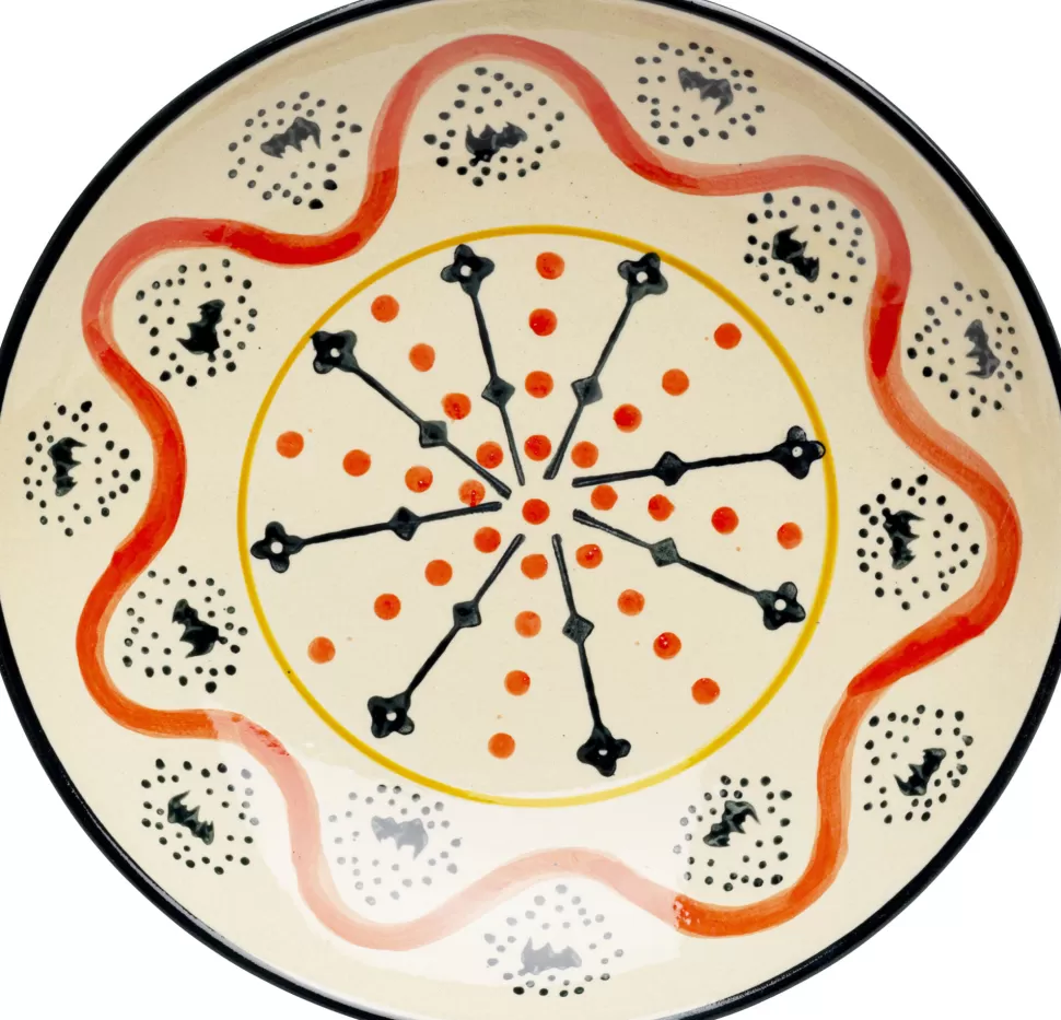 Zastawa Stołowa | Misy-KARE Design Misa Dekoracyjna Z Ceramiki Boho Kolorowe Wzory Ø22 Cm