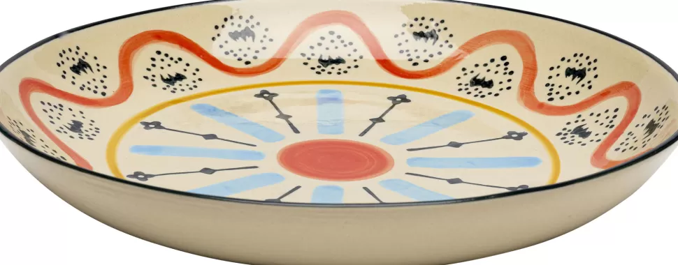 Zastawa Stołowa | Misy-KARE Design Misa Dekoracyjna Z Ceramiki Boho Kolorowe Wzory Ø27 Cm