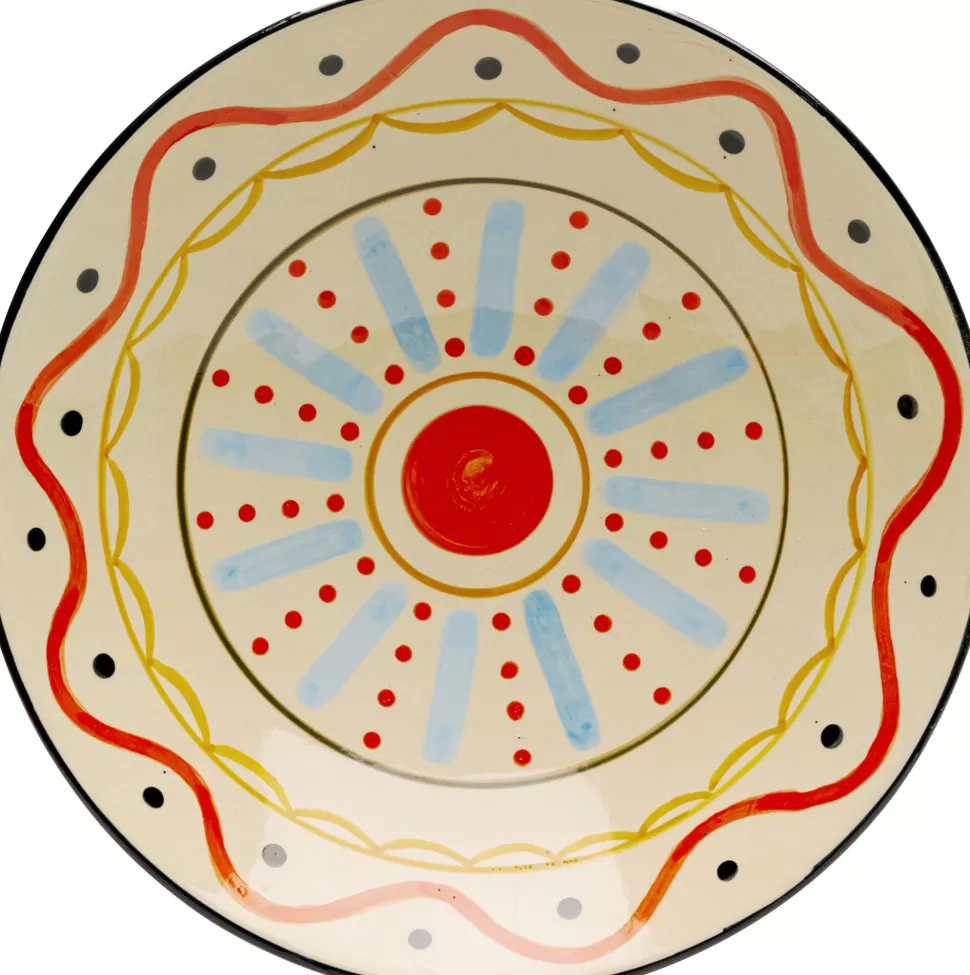 Zastawa Stołowa | Misy-KARE Design Misa Dekoracyjna Z Ceramiki Boho Kolorowe Wzory Ø28 Cm