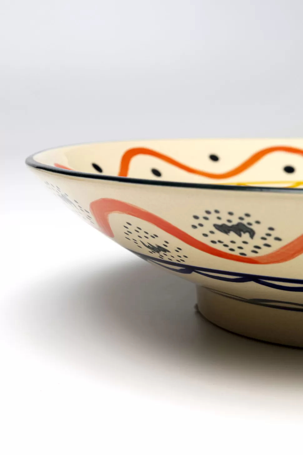 Zastawa Stołowa | Misy-KARE Design Misa Dekoracyjna Z Ceramiki Boho Kolorowe Wzory Ø28 Cm