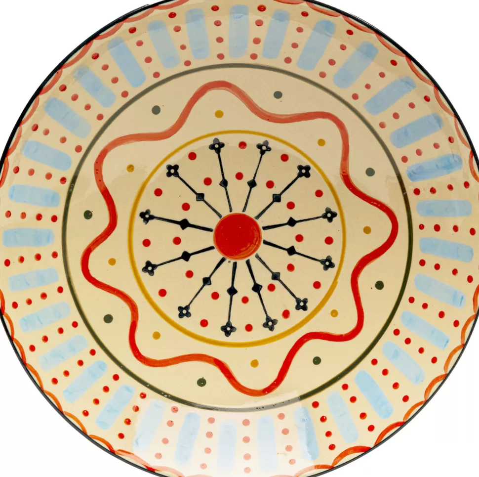 Zastawa Stołowa | Misy-KARE Design Misa Dekoracyjna Z Ceramiki Boho Kolorowe Wzory Ø33 Cm