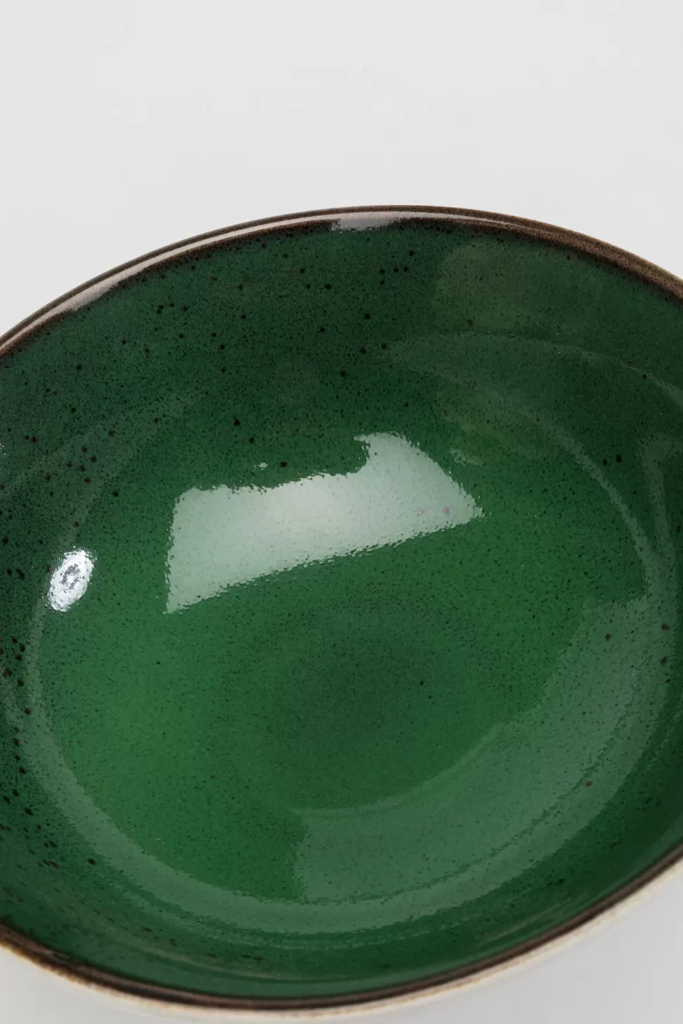Naczynia Do Przekąsek-KARE Design Miska Na Przekąski Zielona Porcelana Ø17 Cm 500 Ml