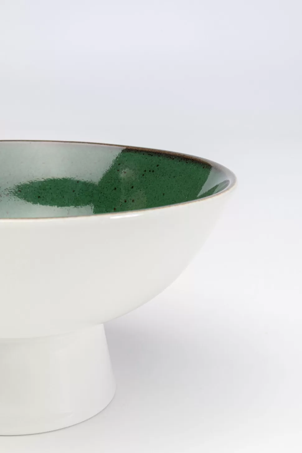 Naczynia Do Przekąsek-KARE Design Miska Na Przekąski Zielona Porcelana Ø17 Cm 500 Ml