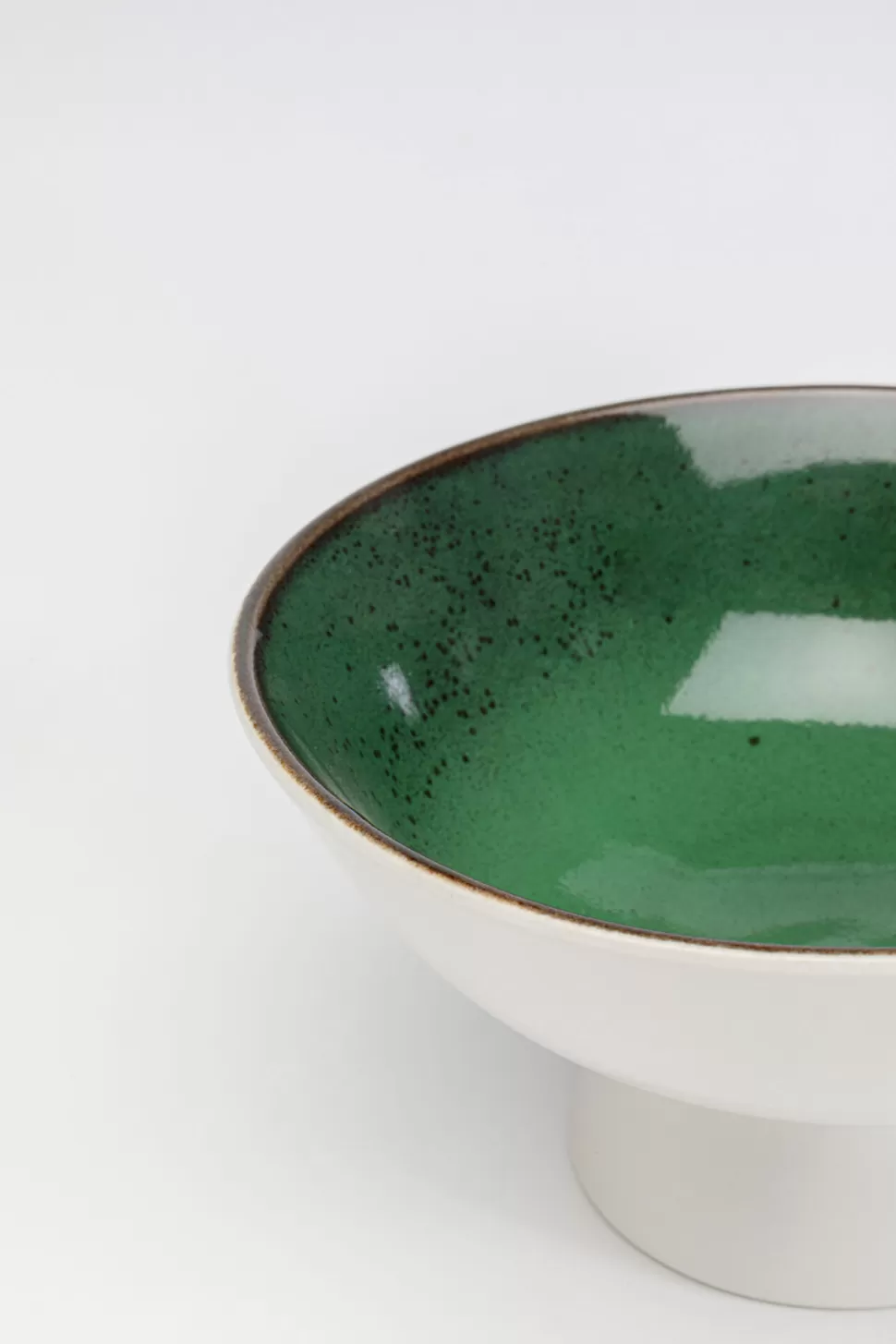 Naczynia Do Przekąsek-KARE Design Miska Na Przekąski Zielona Porcelana Ø17 Cm 500 Ml