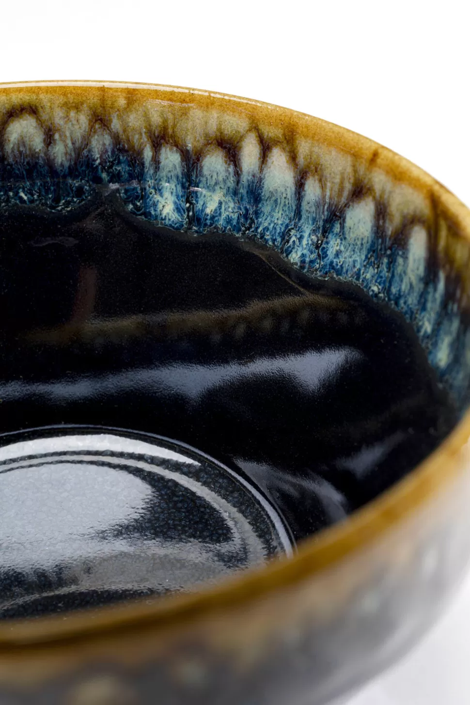 Zastawa Stołowa | Miseczki-KARE Design Miska śniadaniowa Kamionkowa Ciemnoniebieska 590 Ml