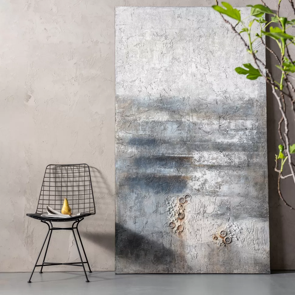 Obrazy-KARE Design Obraz Abstract Into The Night 120x210 Cm