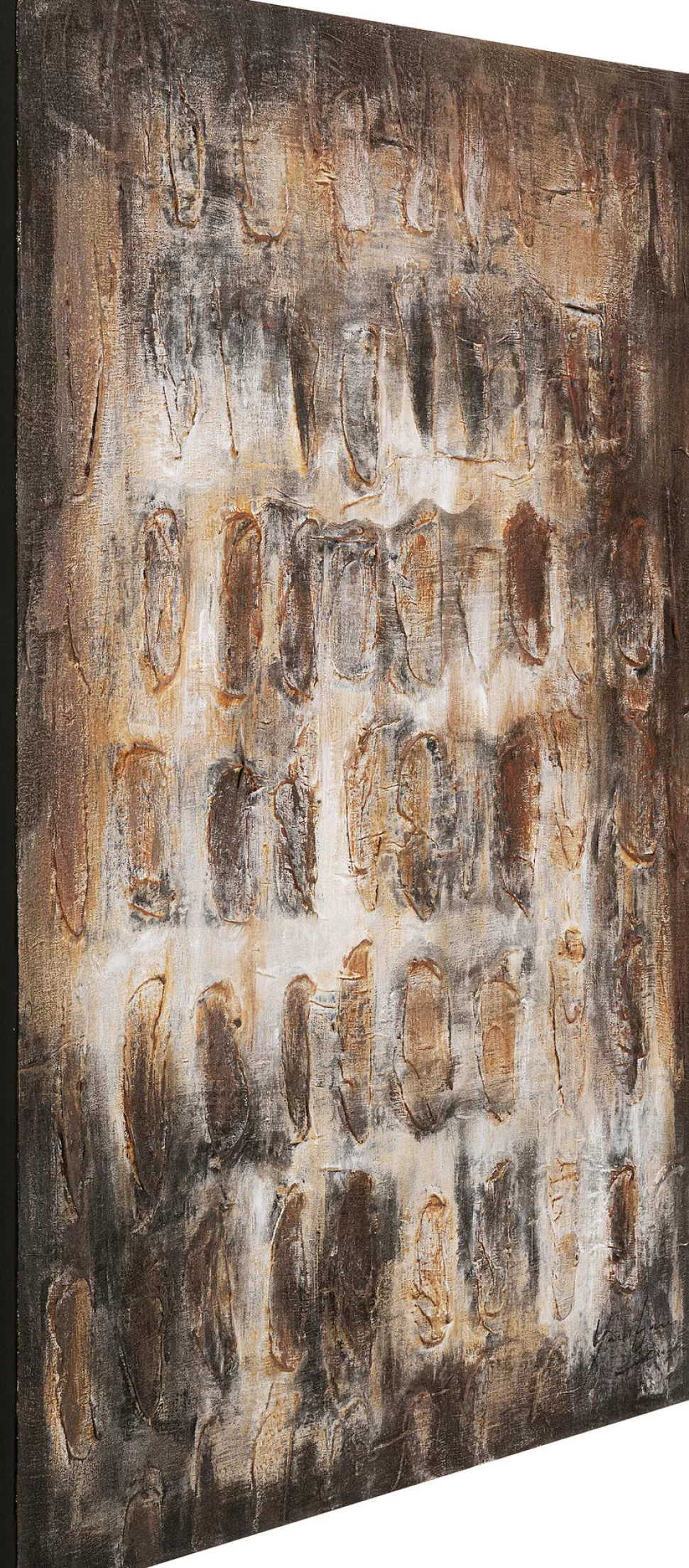 Obrazy-KARE Design Obraz Abstrakcyjny Do Salonu Brązowy 90x120 Cm