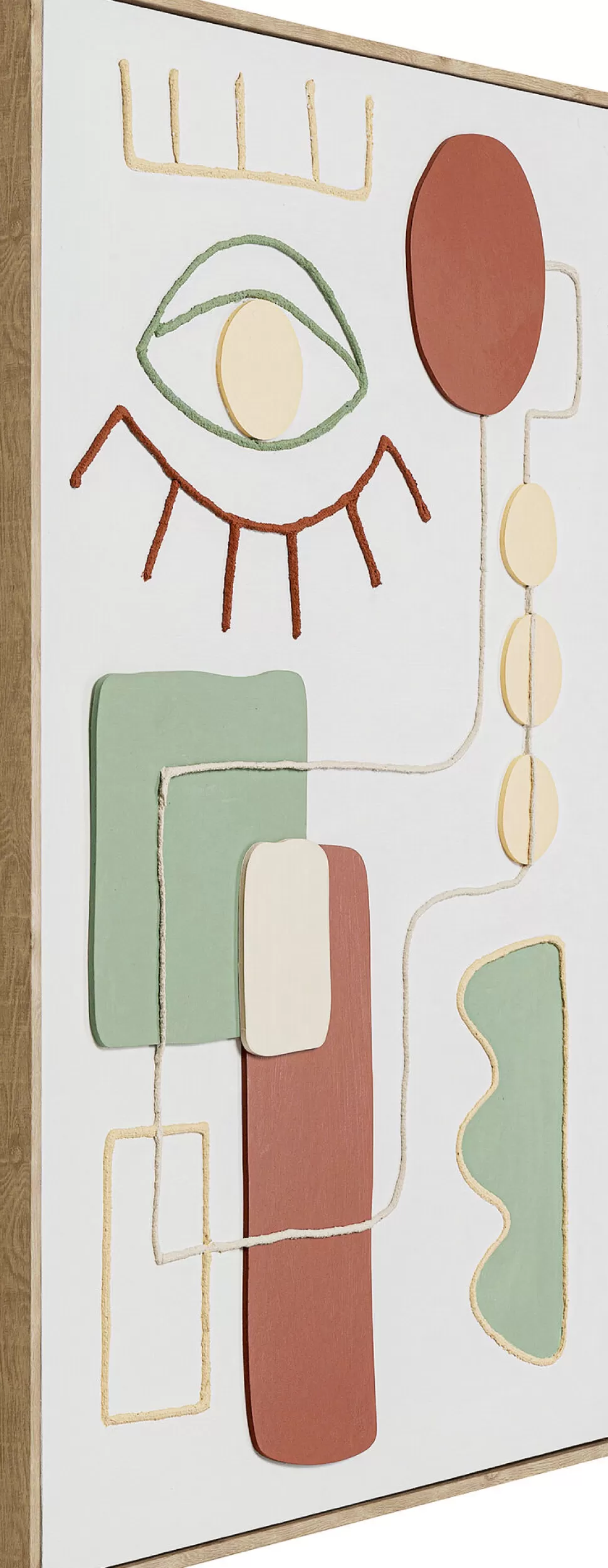 Obrazy-KARE Design Obraz Do Salonu Oko I Kolorowe Wzory 60x90 Cm