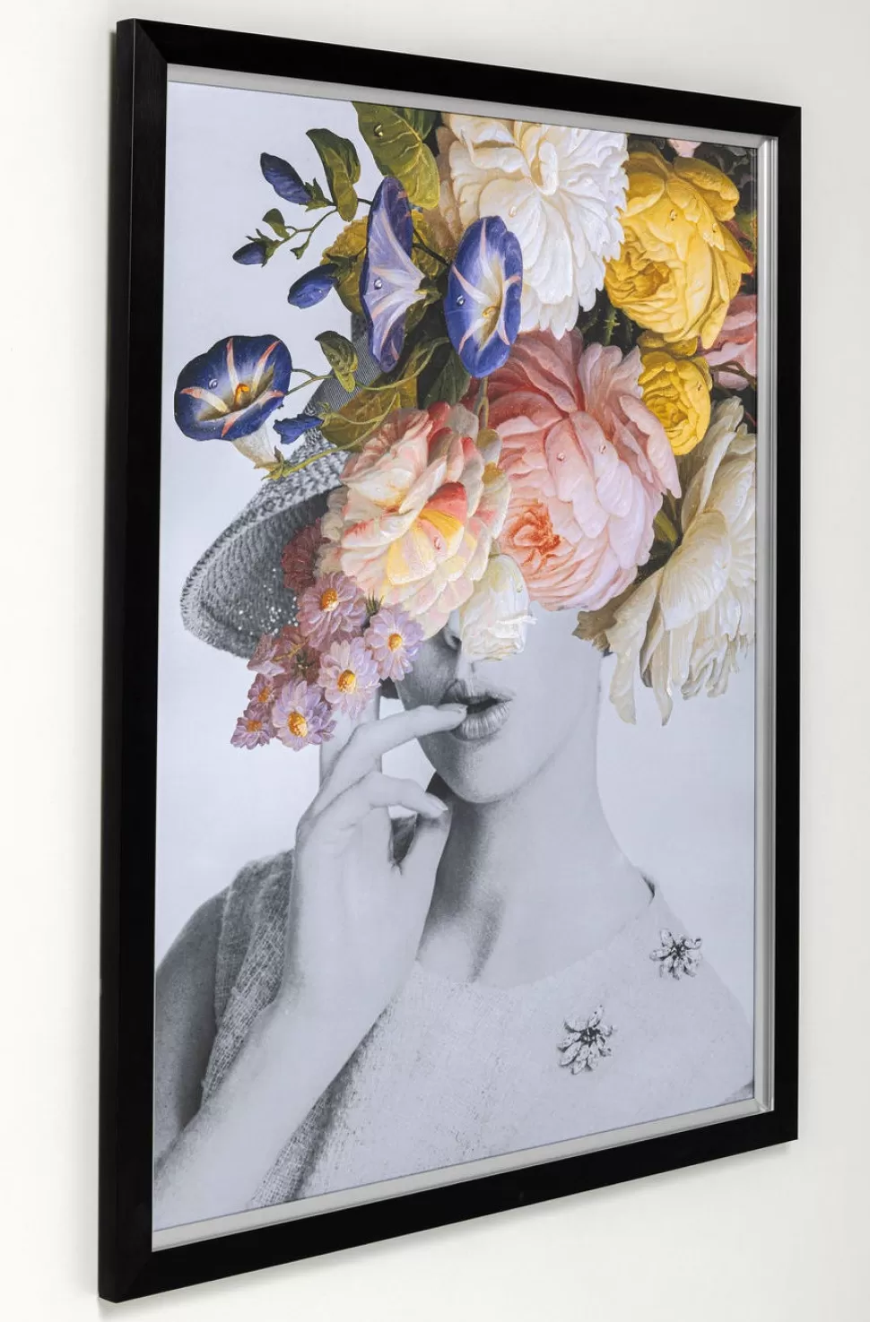 Obrazy-KARE Design Obraz Flower Lady Pastel 117x154 Cm Kolorowy