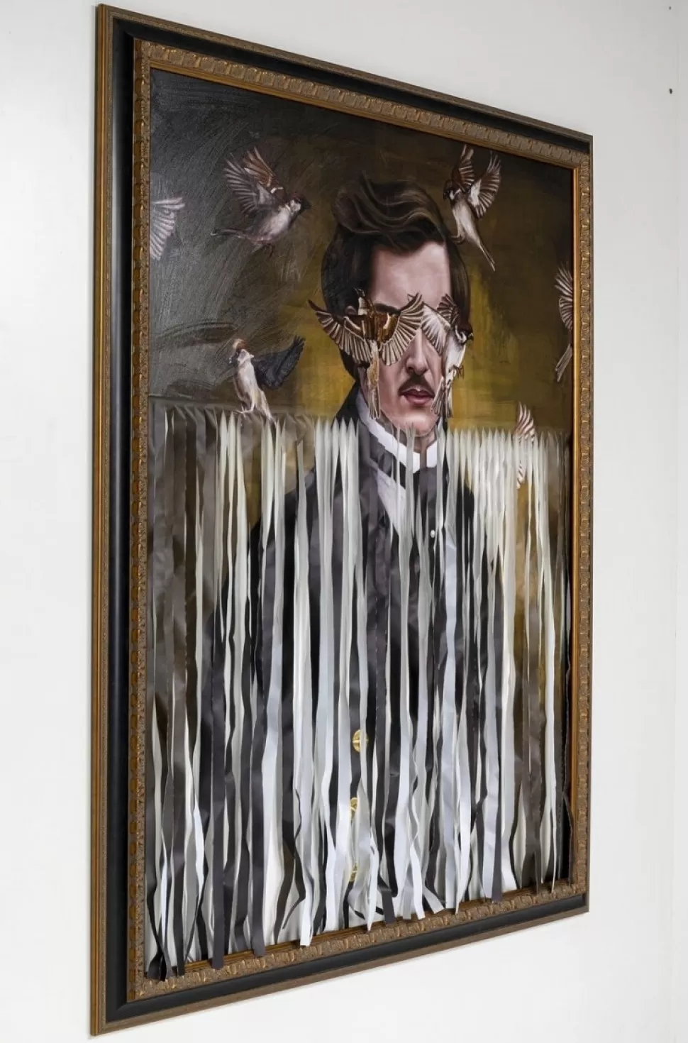 Obrazy-KARE Design Obraz Gentleman Cuts 130x163 Cm