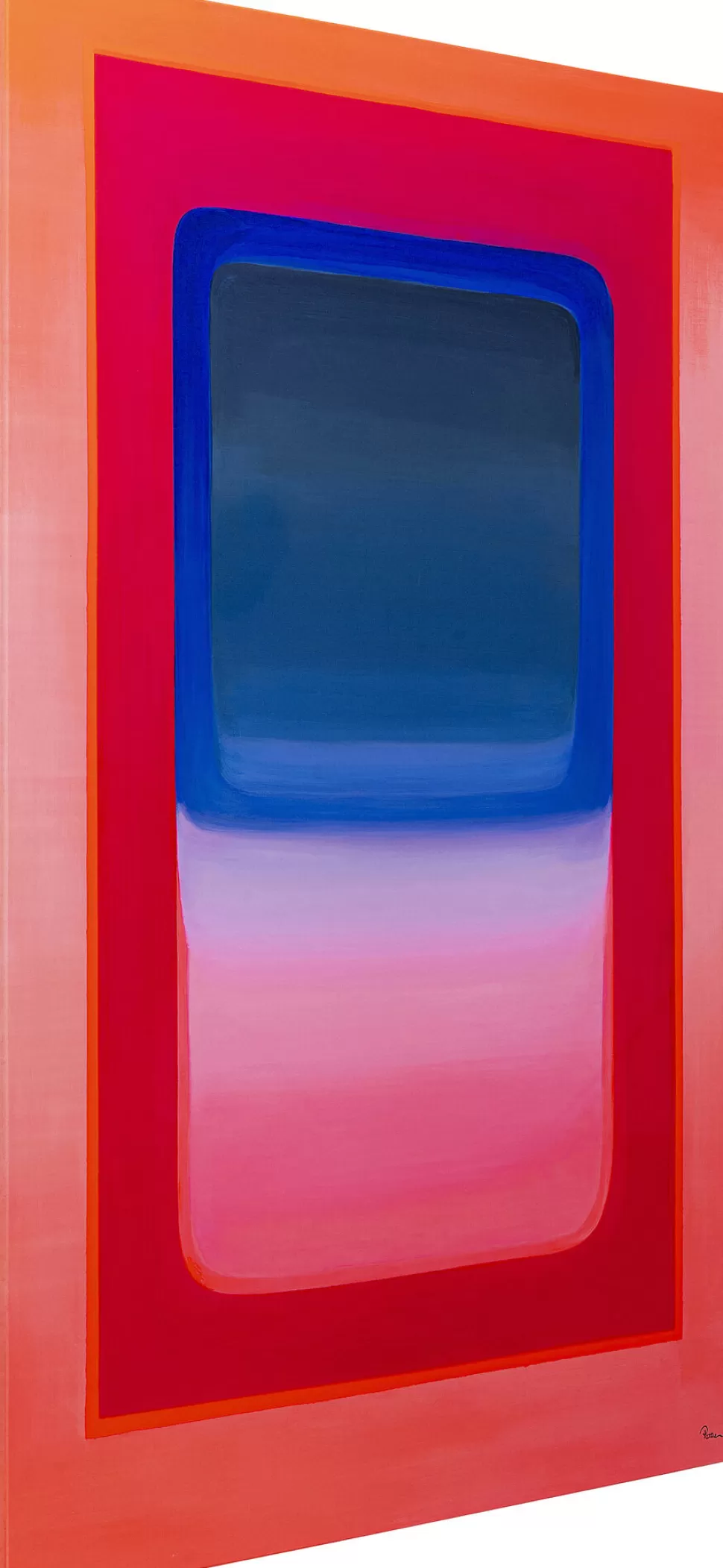 Obrazy-KARE Design Obraz Kolorowy Geometryczny Płótno Bawełniane 100x150 Cm
