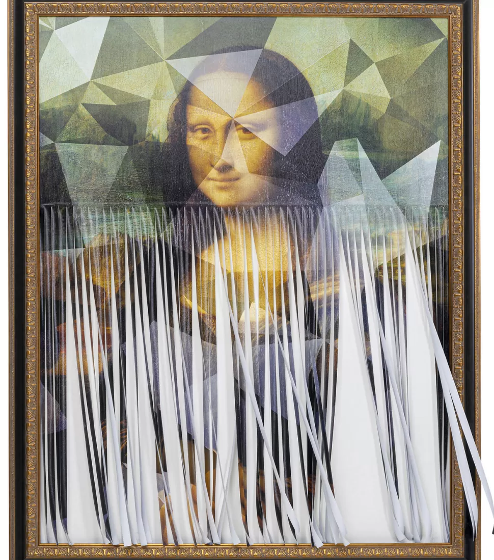 Obrazy-KARE Design Obraz Ma­de­moi­selle Lisa 130x163 Cm