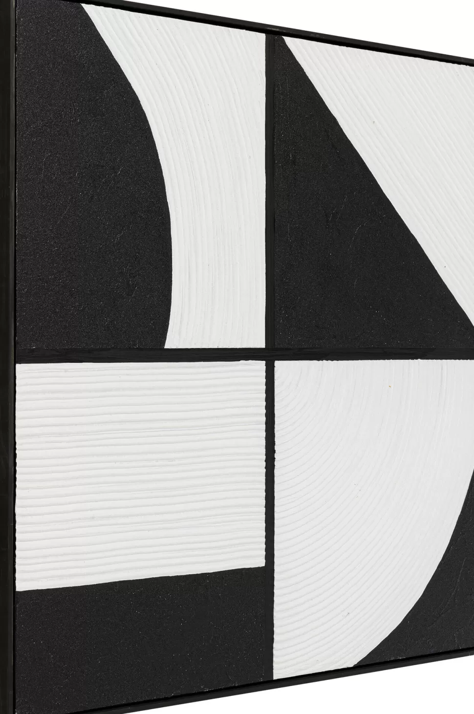 Obrazy-KARE Design Obraz Modulo 100x100 Cm Czarno-biały